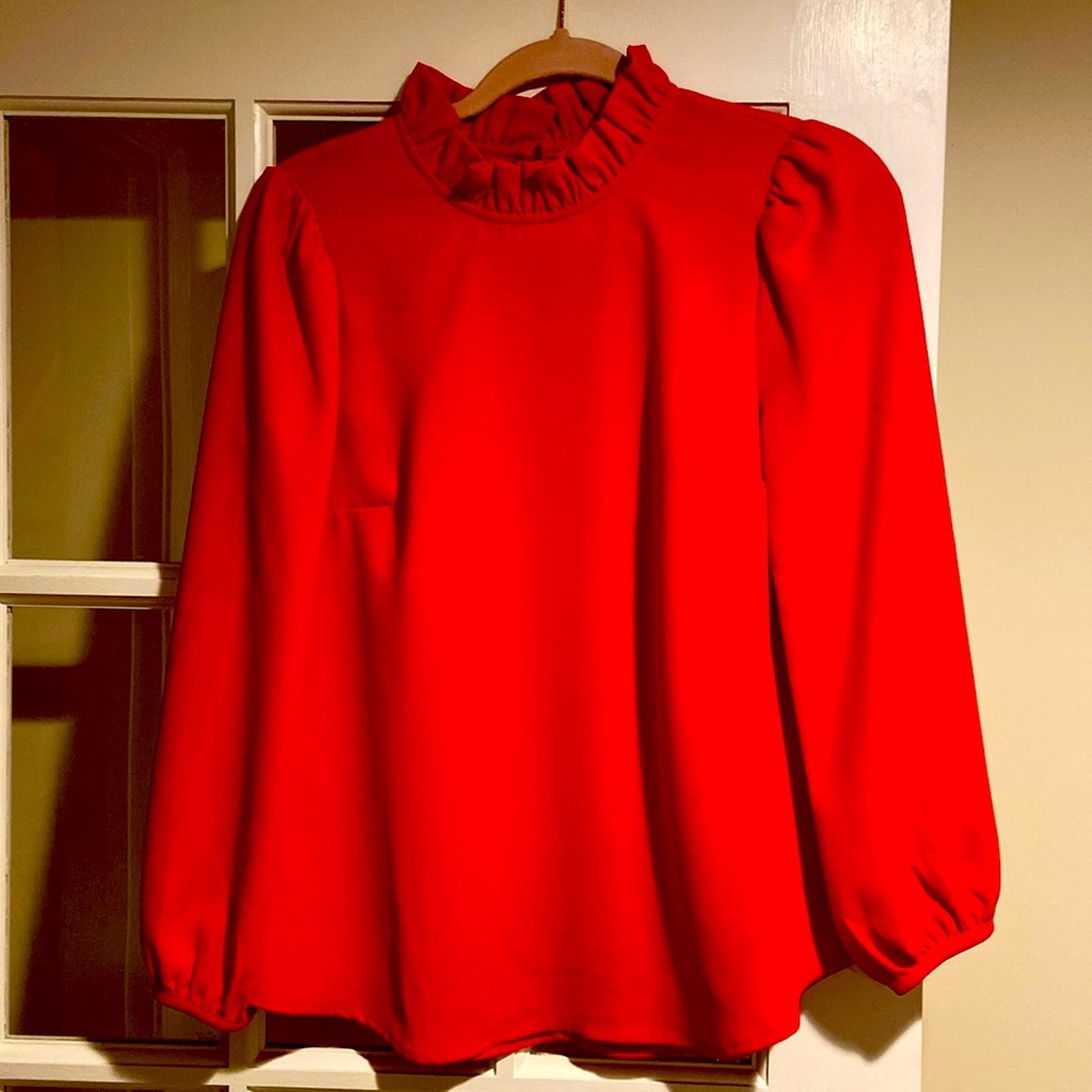 JCrew red blouse size XSmall